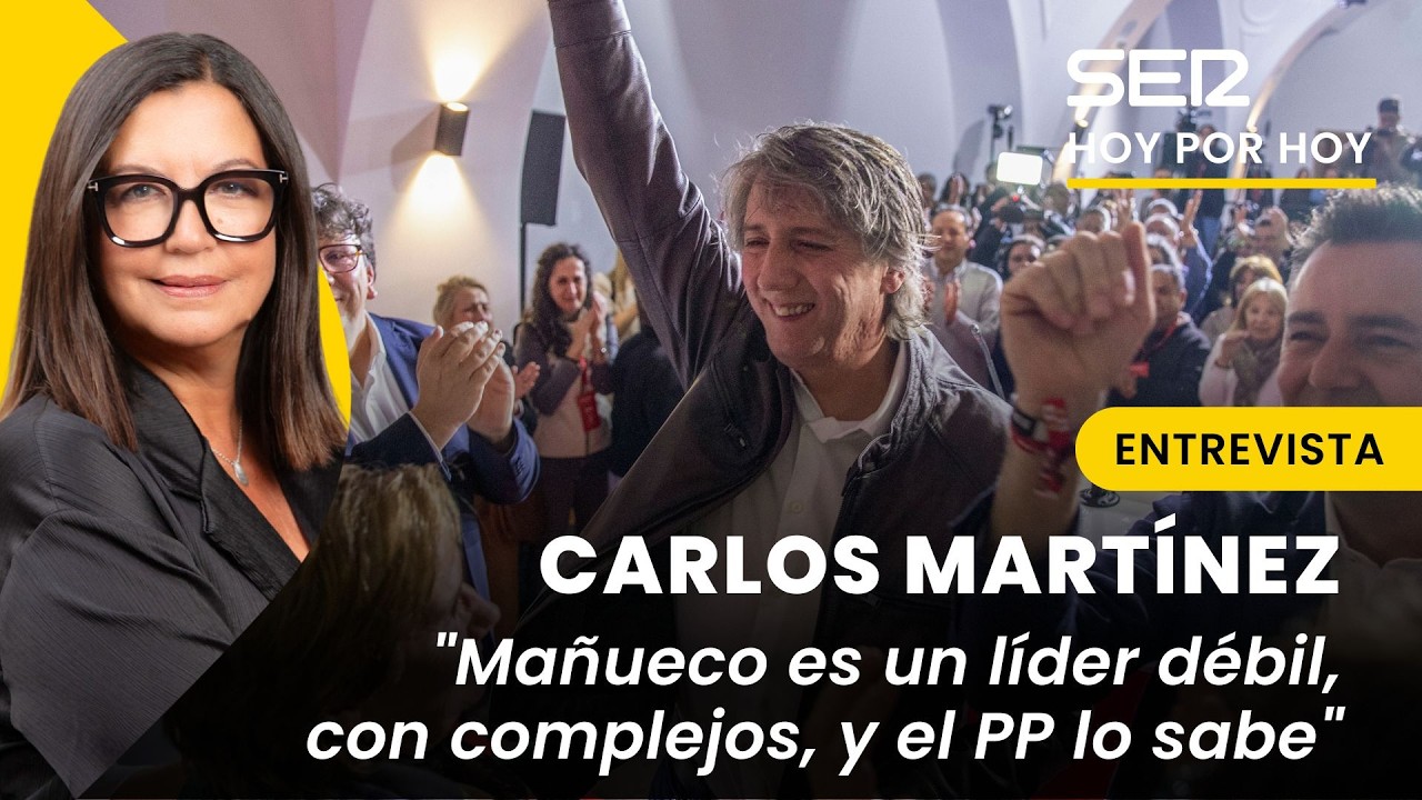CARLOS MARTÍNEZ, LÍDER del PSOE: 