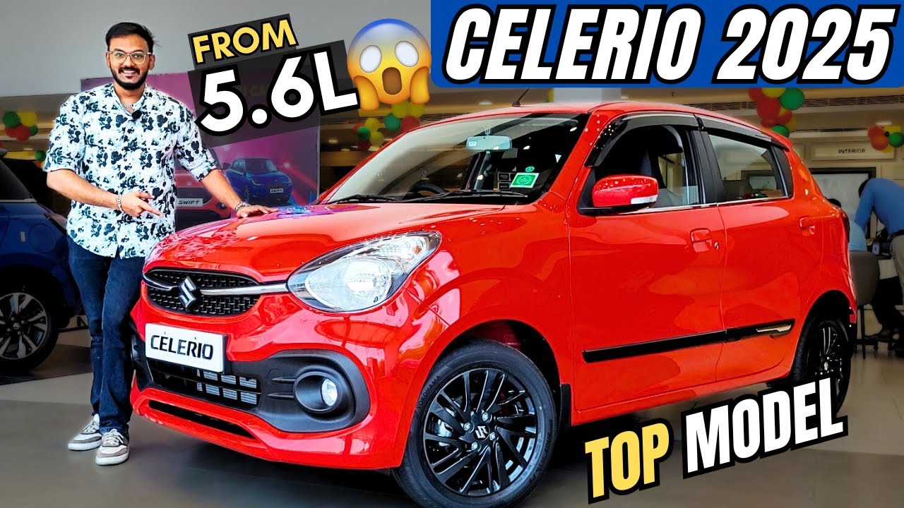 BEST FAMILY CAR FROM 5.6L😱🔥CELERIO 2025 NEW MODEL🔥CELERIO 2025 TOP MODEL🔥