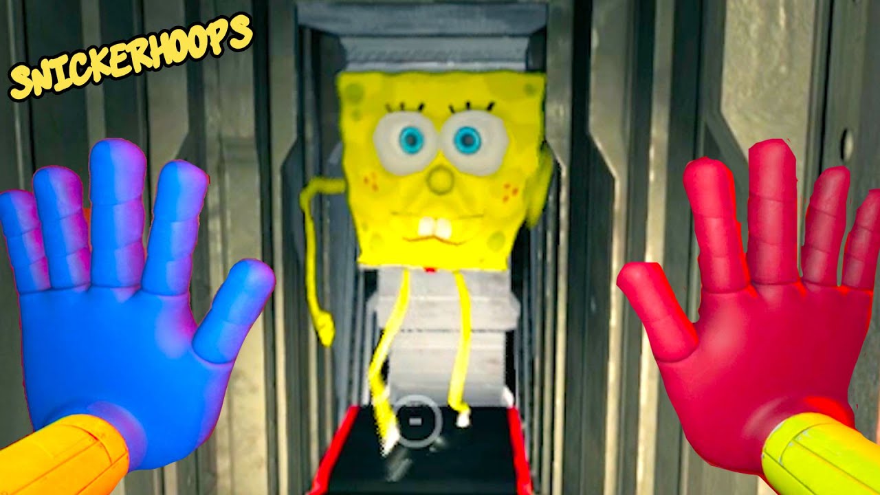 Snickerhoops Unlocks SPONGEBOB in POPPY PLAYTIME |  Games to Play | Sparklies Gaming