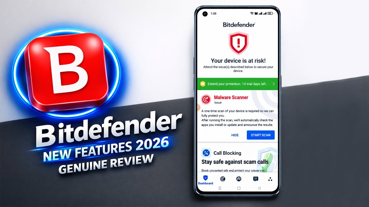 Bitdefender Mobile Security 2026 🛡️ Лучший антивирус для Android (полный обзор)