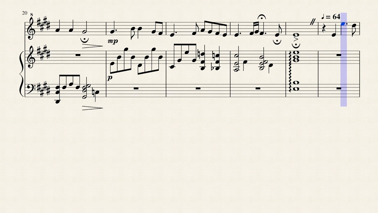 As the Deer for Violin and Piano