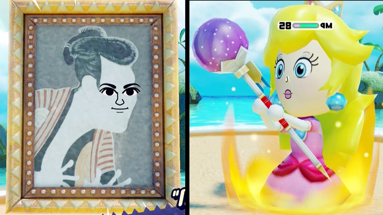 Super Mario Miitopia - Traveler Painting Boss Battle (Switch)