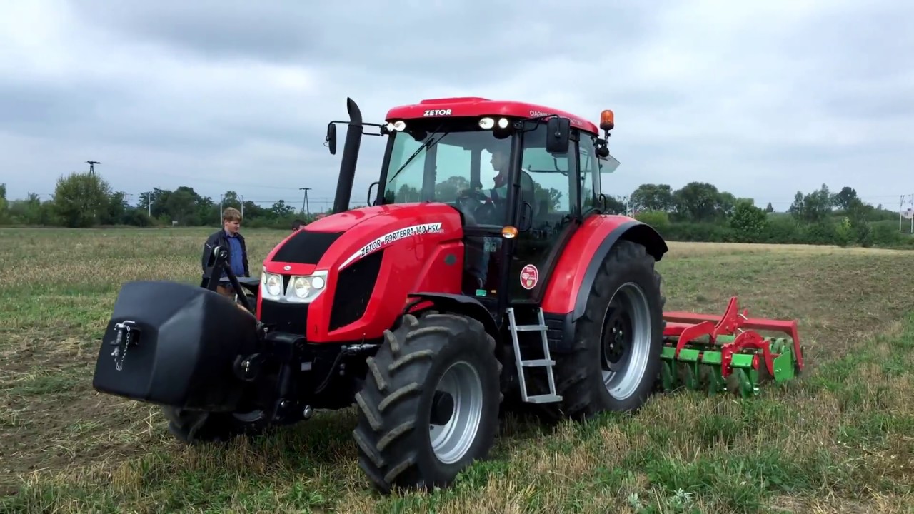 Ciągnik Zetor Forterra 140 HSX 16V - agregat talerzowy AGRO-TOM