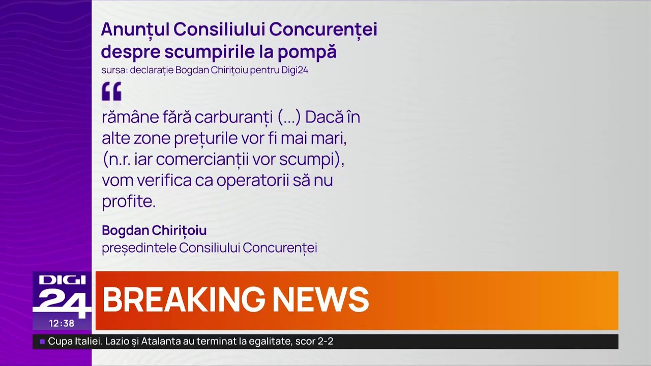 🟣 Știrile Digi24  de la ora 12 –  5 martie 2026