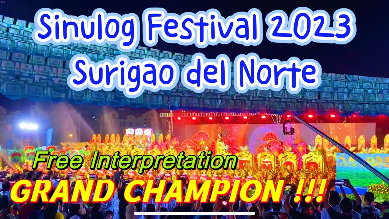 Sinulog Festival 2023  Surigao del Norte CHAMPION 1st Place Free Interpretation | Sinulog 2023