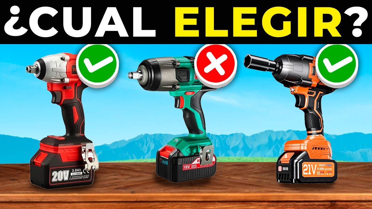 😮 Las 5 MEJORES LLAVES de IMPACTO a BATER&Iacute;A 2025 Calidad Precio | LLAVES de IMPACTO BARATAS