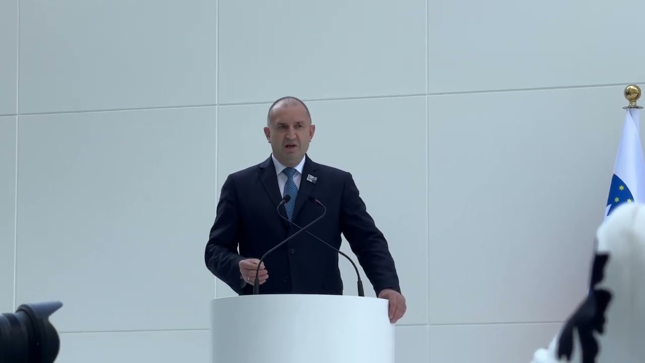 Rumen Radev, President of Bulgaria, supports tripling global nuclear capacity by 2050.