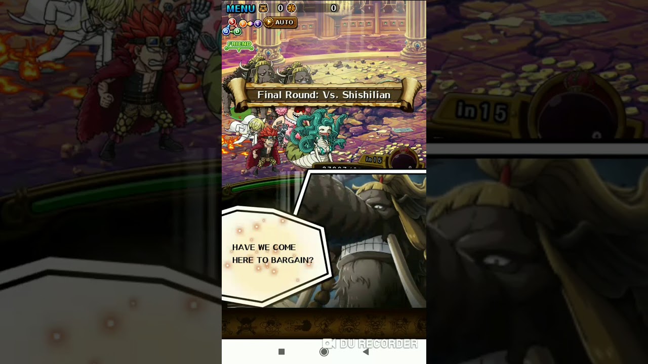 50 stamina coliseum Sicilian - double Jack EXP team - optc