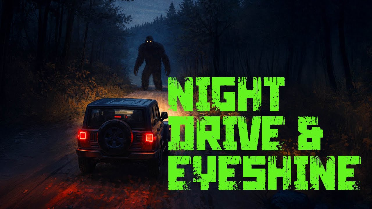 Night Drive and Eyeshine Bigfoot Investigation