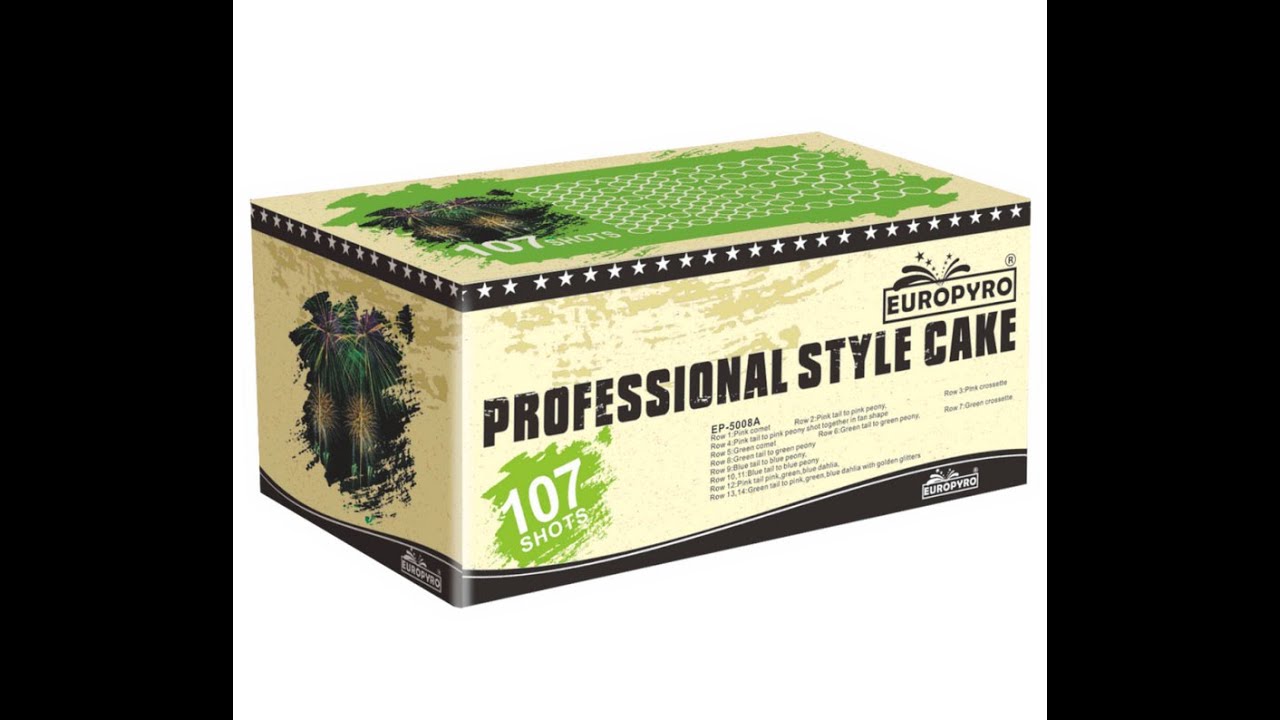 EP-5008A/107 shots cake-EUROPYRO