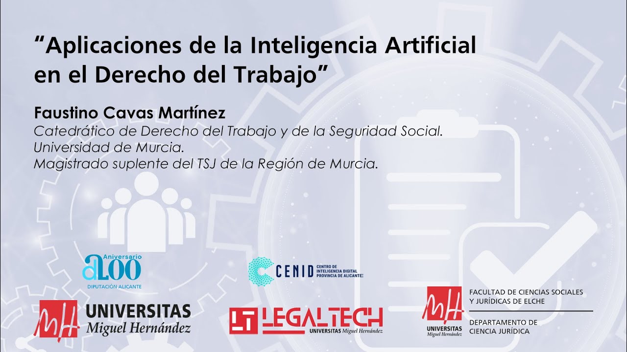Aplicaciones de la Inteligencia Artificial en el Derecho del Trabajo