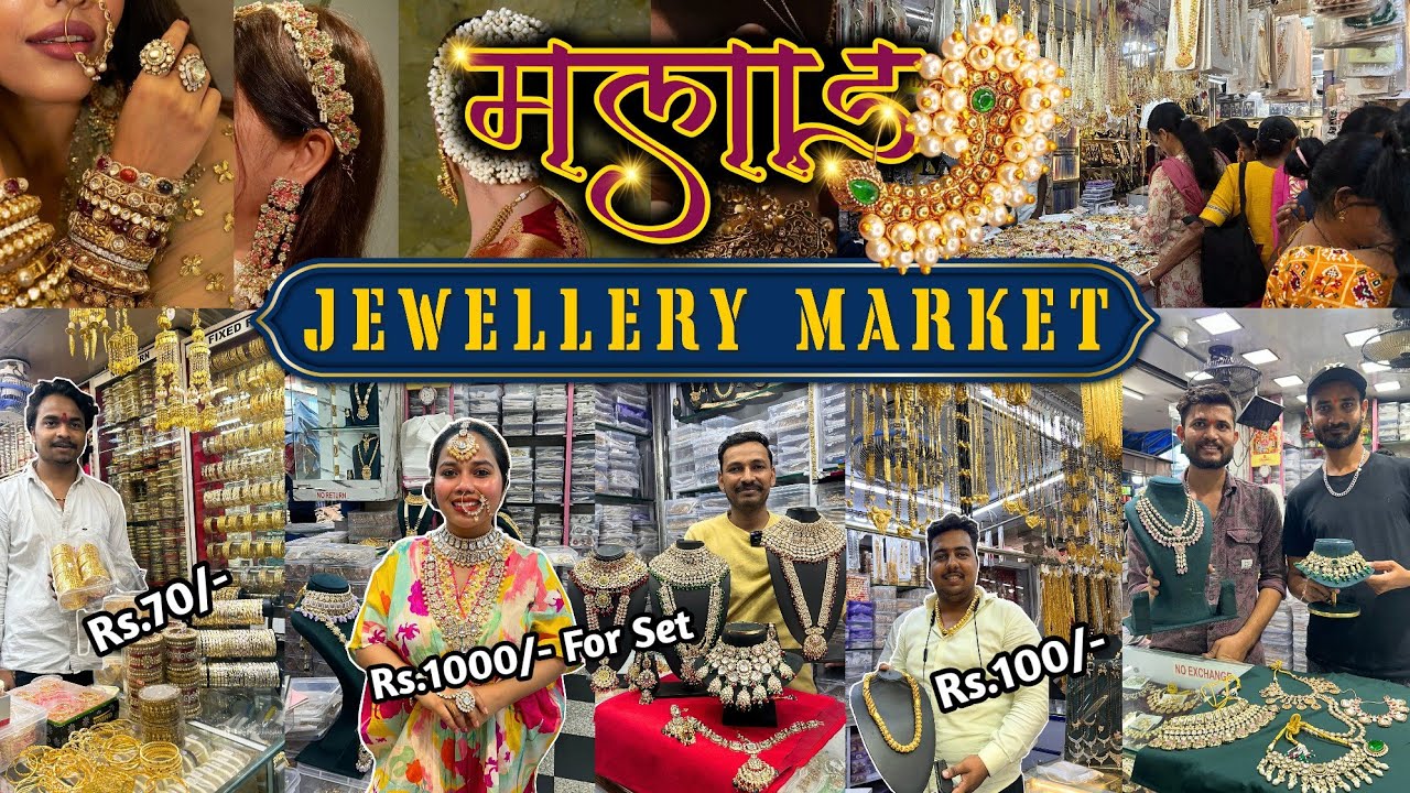 मलाड मार्कट- Malad Jewellery Market | CHEAPEST JEWELLERY | Bridal & Non Bridal Jewellery Collection