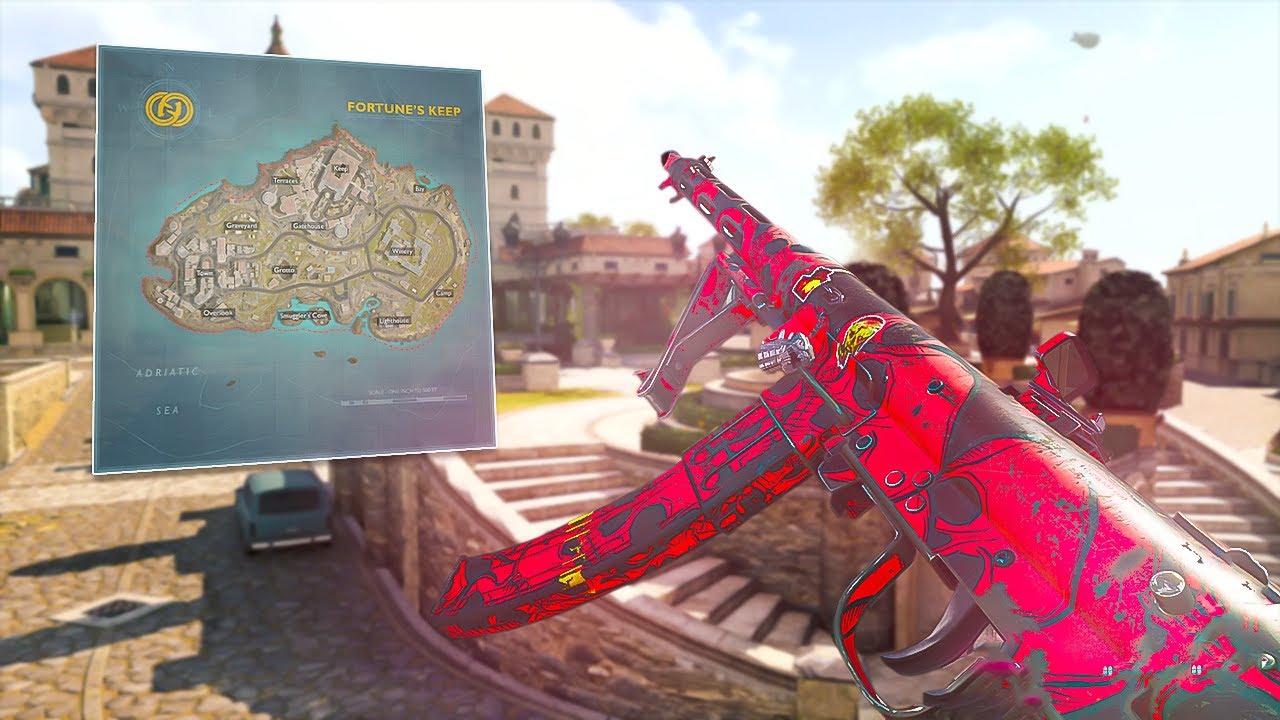 MY FIRST GAME ON THE NEW WARZONE MAP!! (FORTUNE'S KEEP)