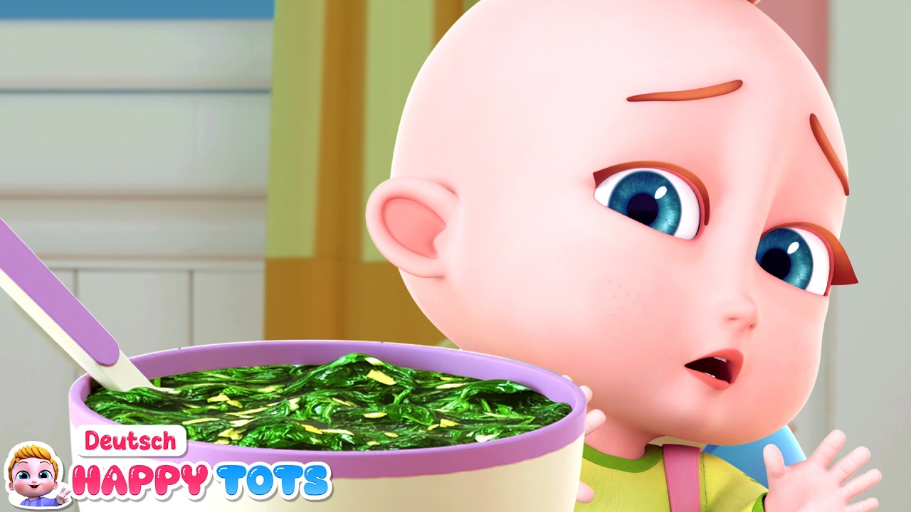 Gemüselied für Kinder + mehr gute Gewohnheiten Kinderreime und Lieder | Happy Tots Deutsch
