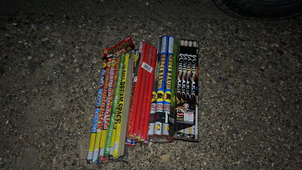 ROMAN CANDLE FIREWORKS