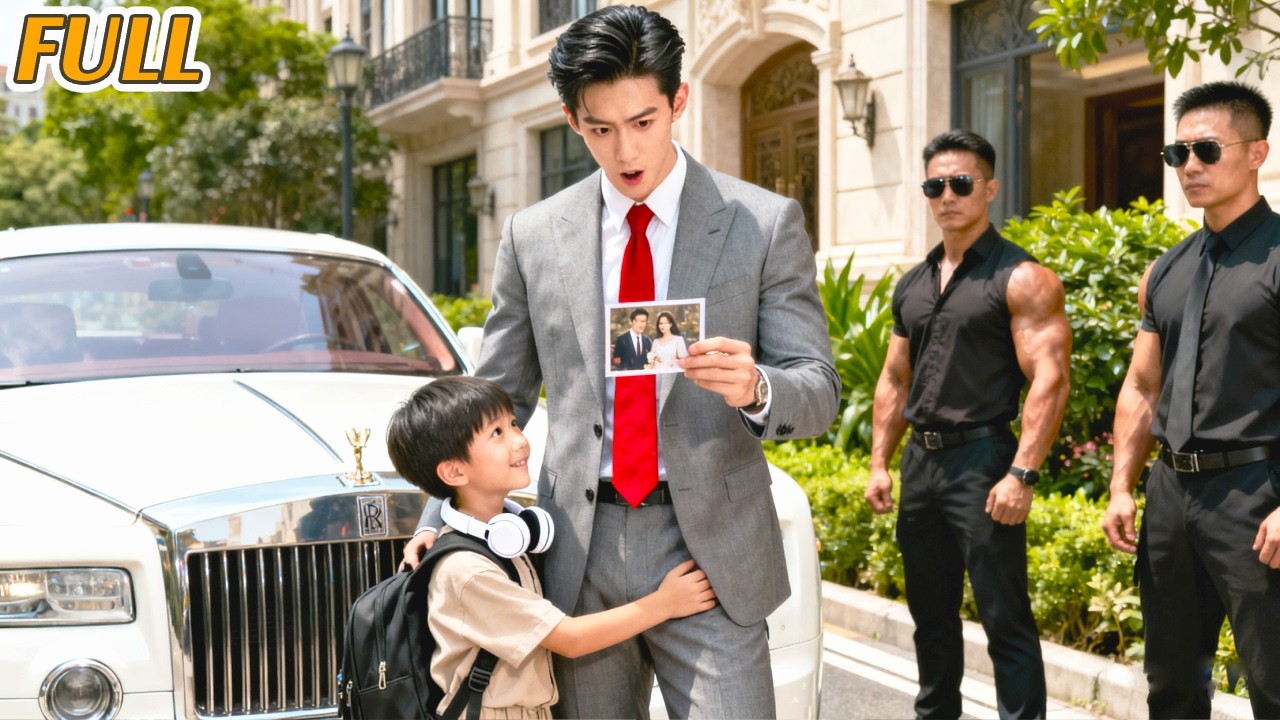 Bambino prodigio di5anni entra di nascosto in villa😮il CEO,vedendo il piccolo sosia,resta sbalordito