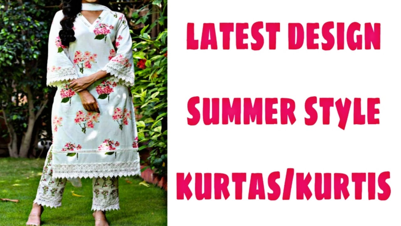 Latest Designer summer style kurtas / kurtis /NEW style kurtas/ Designer kurtas making in budget DIY