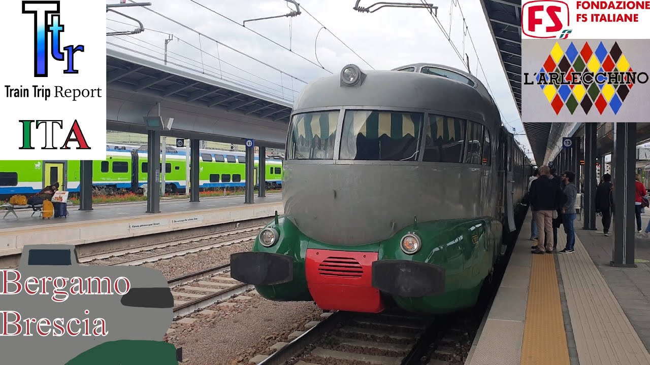 In viaggio tra le Capitali della Cultura - Train Trip Report ETR 252 ARLECCHINO da Bergamo a Brescia
