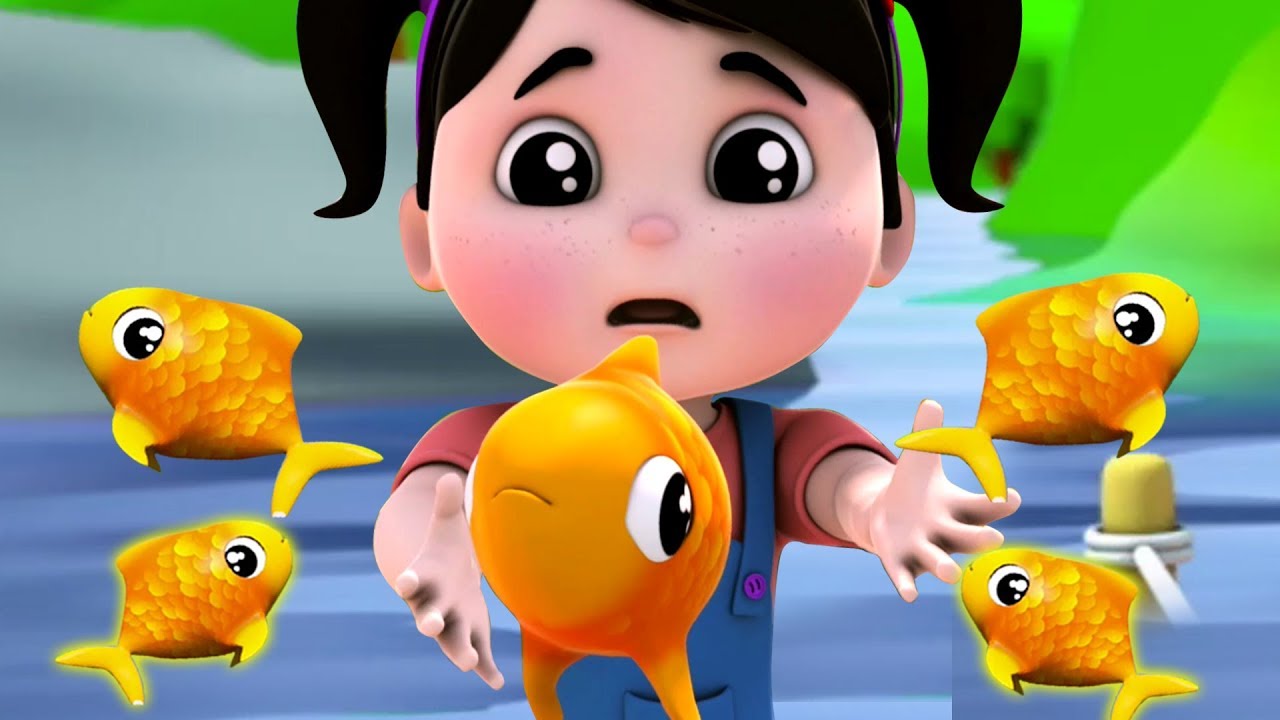 เมื่อฉันได้ปลาที่ยังมีชีวิตอยู่ | เพลงเด็ก | สัมผัสสำหรับเด็ก | Once I Caught A Fish Alive