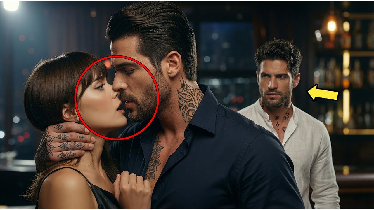 Een andere man liet haar lachen — Maffiabaas: 'Die glimlach is van mij!' en kuste haar voor hem.