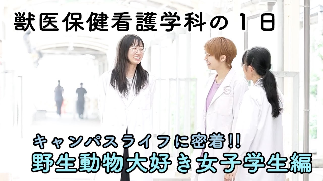 獣医保健看護学科の１日 〜野生動物大好き女子学生編〜