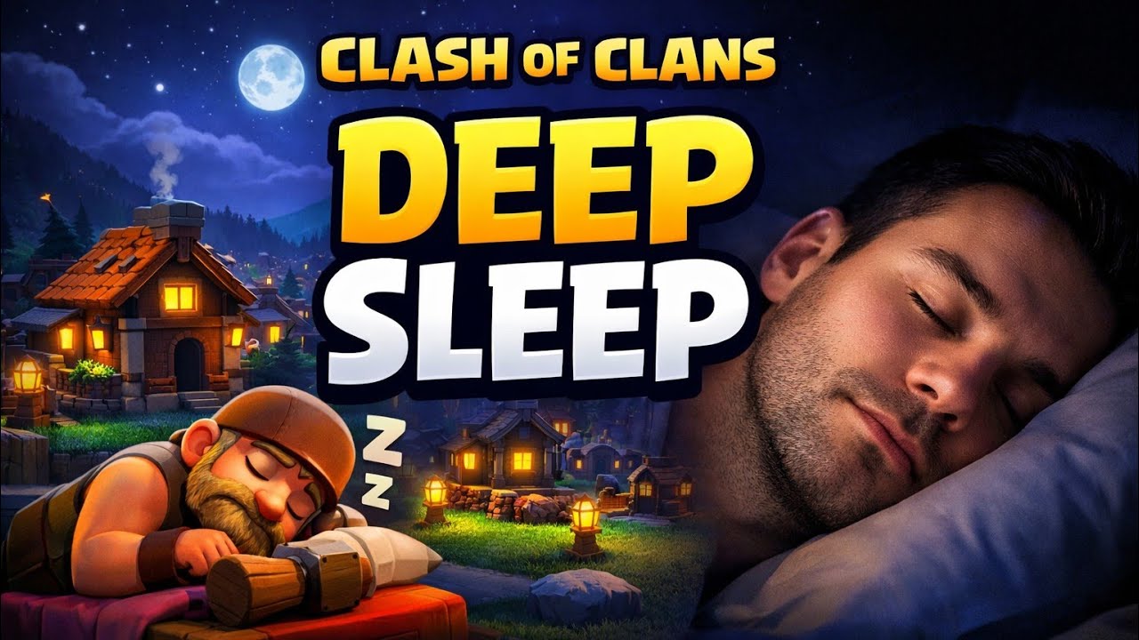 CLASH OF CLANS BORING SLEEP STORY 😴 | DEEP SLEEP FAST
