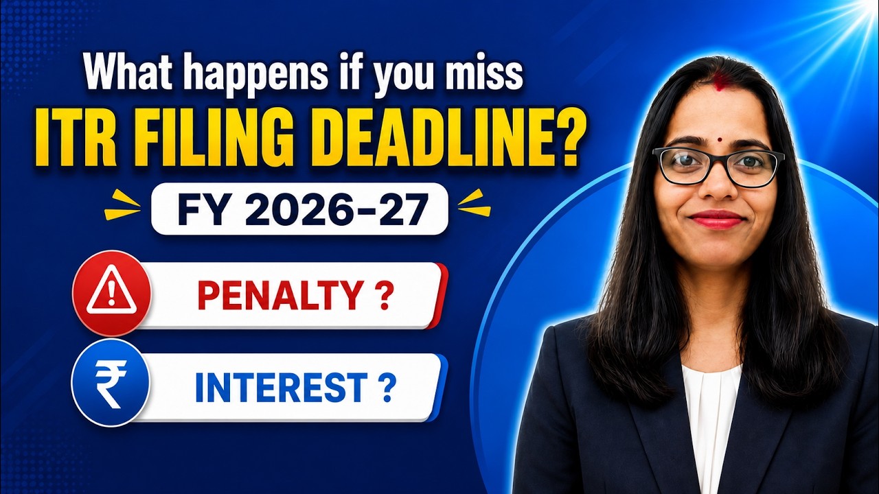 ITR Filing Due Date Extension | ITR Filing Deadline 2026-27 | Missed Due Date Penalty Explained