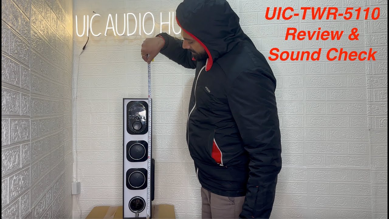 UIC-5110 | Deep Bass | UIC TOWER SPEAKER | Professional Sound System | REVIEW | Sound check