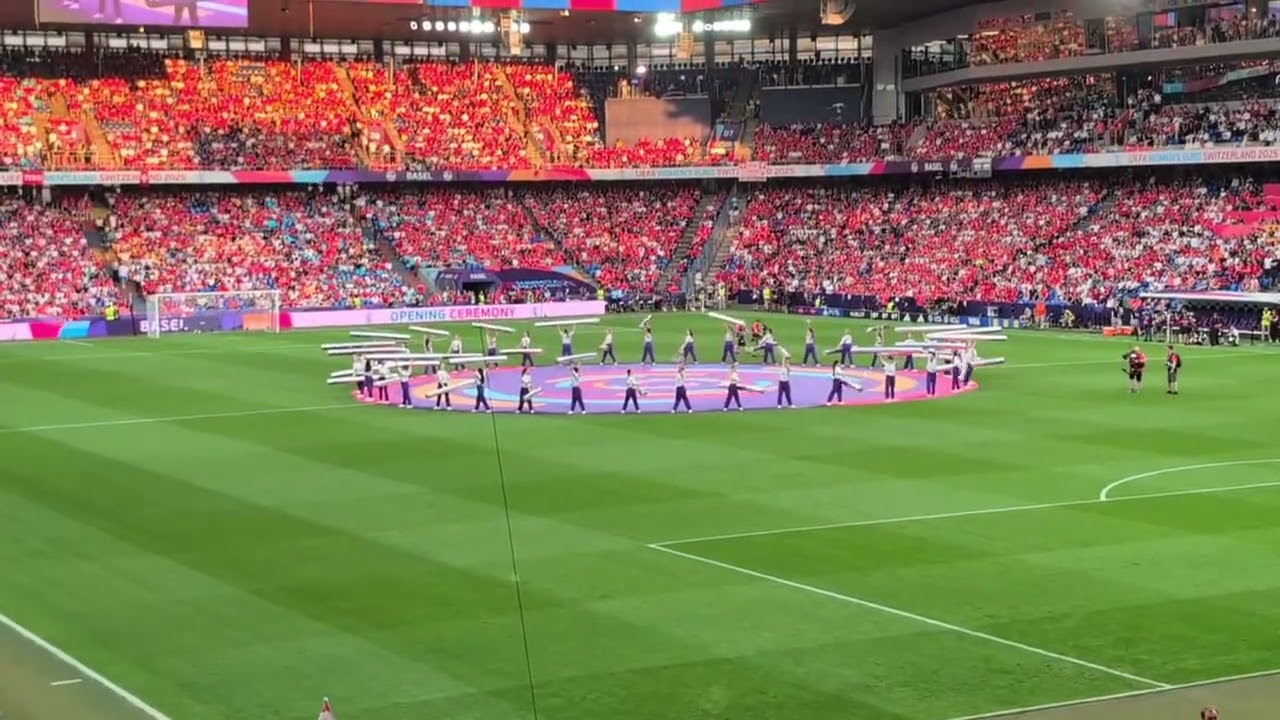 UEFA WOMEN&rsquo;S EURO FOOTBALL CHAMPIONSHIP 2025 OPENING CEREMONY #oldskoolgunner #uefaeuro2025