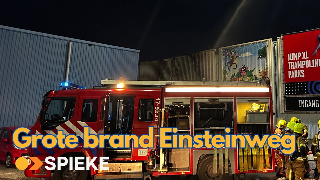 Grote brand Einsteinweg Spijkenisse GRIP 1
