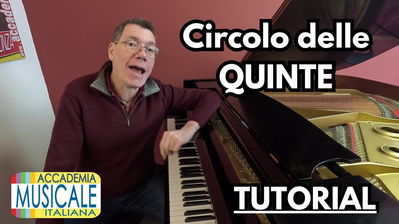 Tutorial piano pop 14 - Il circolo delle Quinte (facile applicazione)!!