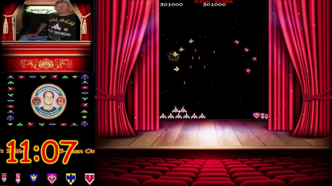 Galaga [Speedrun To 1M Points] - MAME - 32:17.53 - WR!