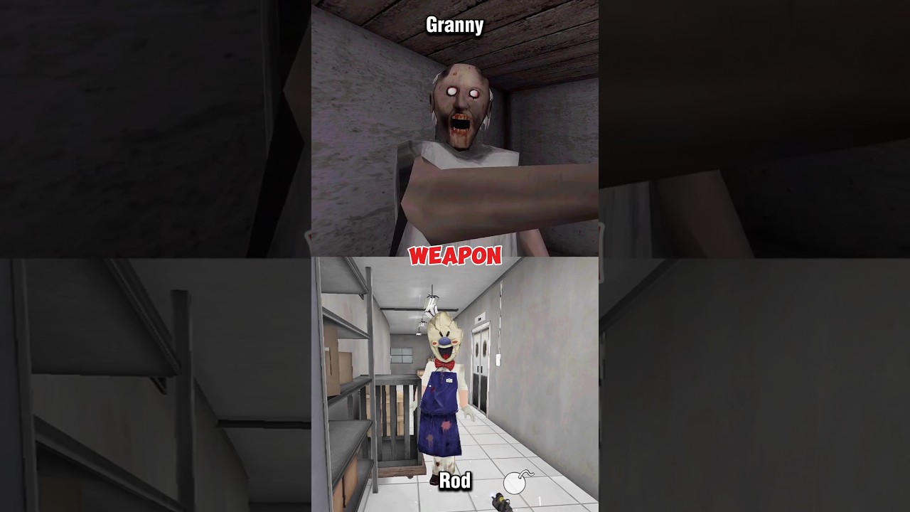 Granny vs Rod ( Icescream) Who is Powerful ? #granny #rodsullivan #icescream #horror #gaming #shorts