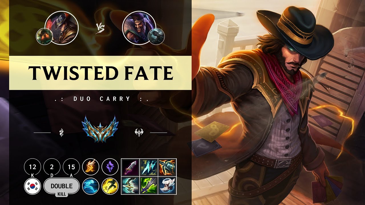 Twisted Fate ADC vs Draven - KR Challenger Patch 14.11