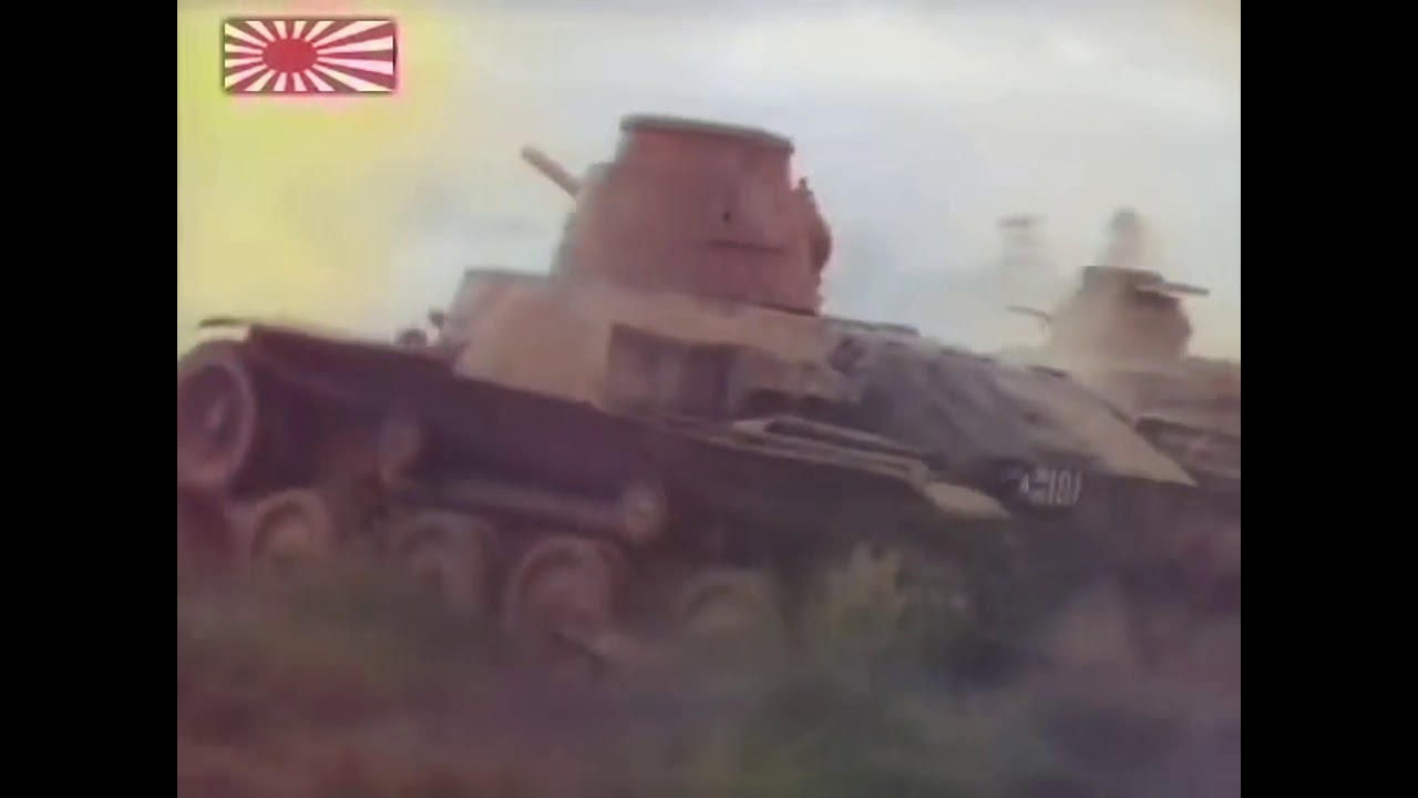 (AI Colorized) WWII Imperial Japanese Tanks