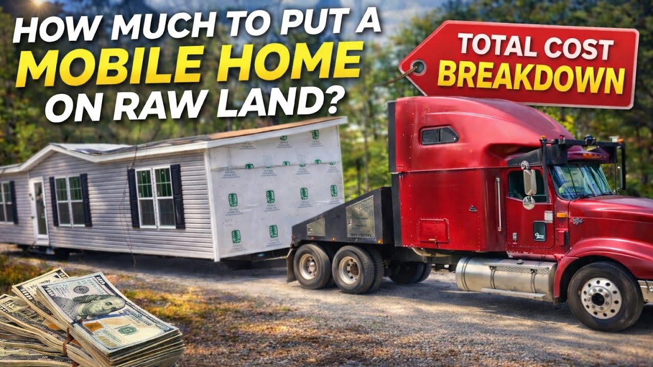 We Put a Mobile Home on Raw Land &ndash; Here&rsquo;s EXACTLY What It Cost
