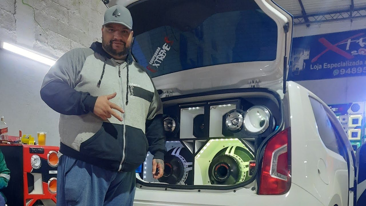 som automotivo volkswagen up falantes hard power hp 1750 rms