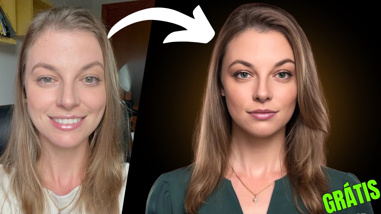 Como Transformar Suas FOTOS em FOTO PROFISSIONAL com IA (GRÁTIS✅)