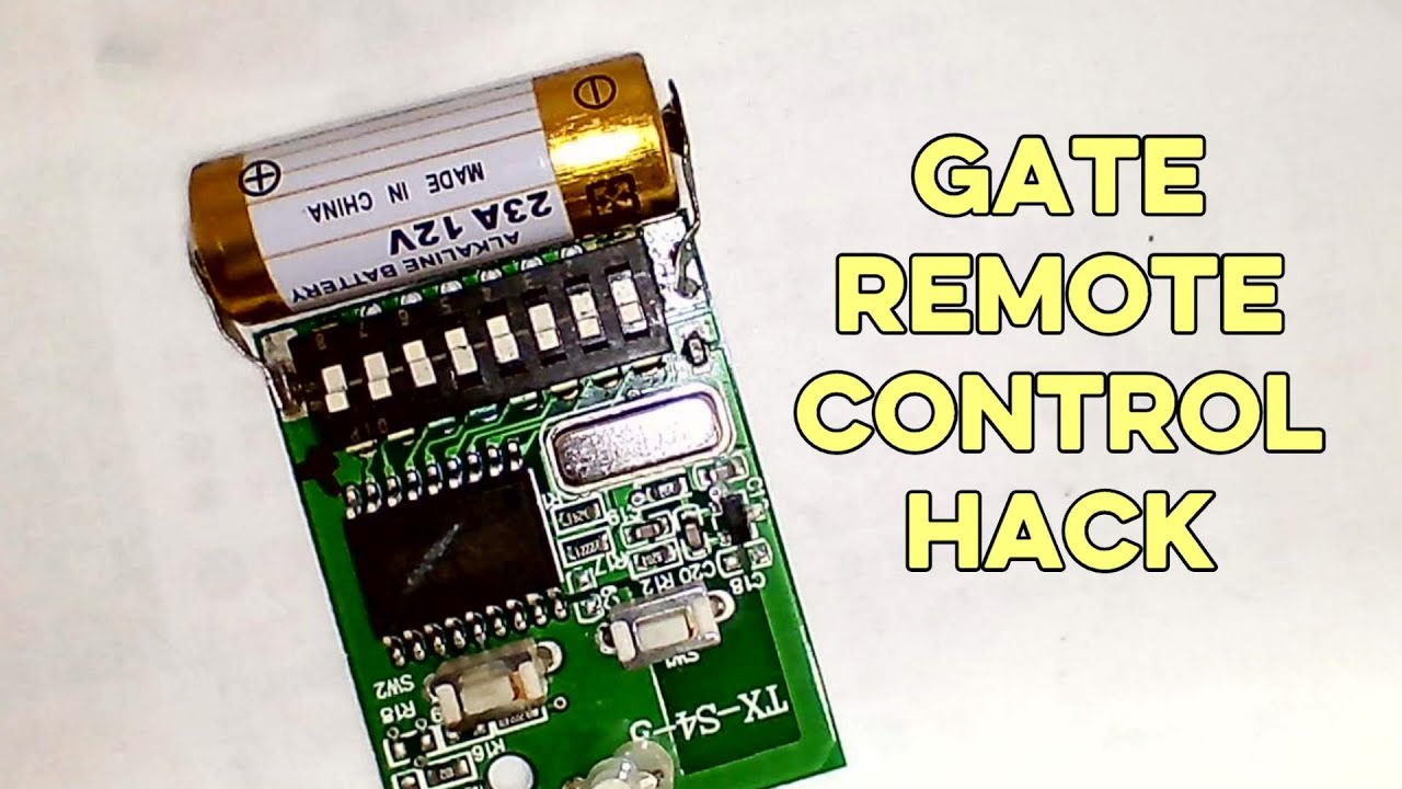Gate Remote Control Hack (repair)