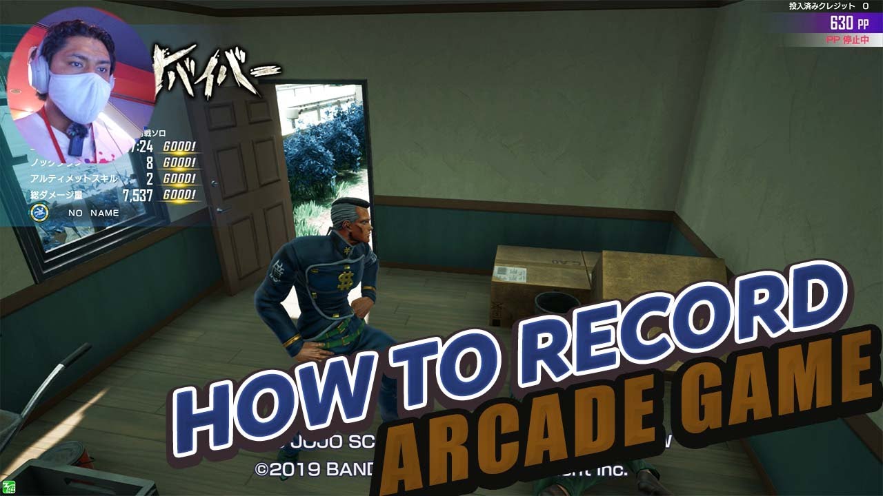 How Do i Record Gameplays in Japanese Arcade??? Jojos Last Survivor