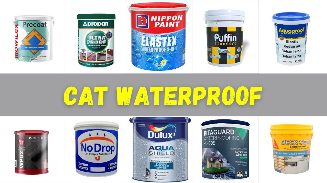 Cat Anti Bocor Terbaik 2023 | Cat Waterproof