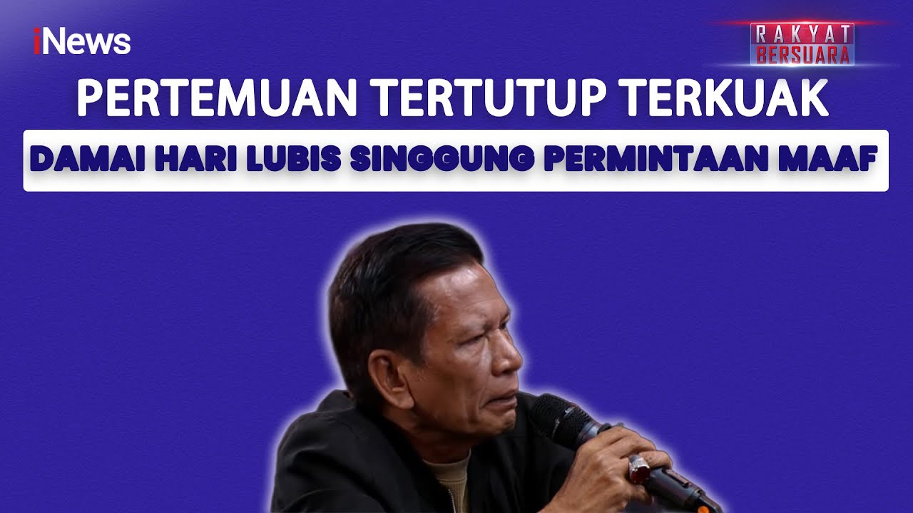 Isu Permintaan Maaf Mencuat, Damai Hari Lubis Bongkar Pertemuan dengan Jokowi