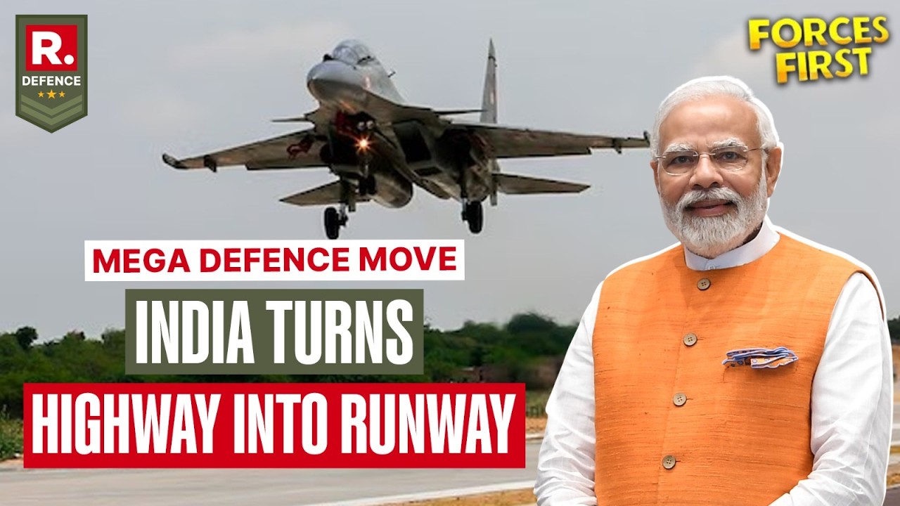 Forces First: PM Modi Makes Historic Landing On highway-Cum-Runway In Assam | Moron Airstrip