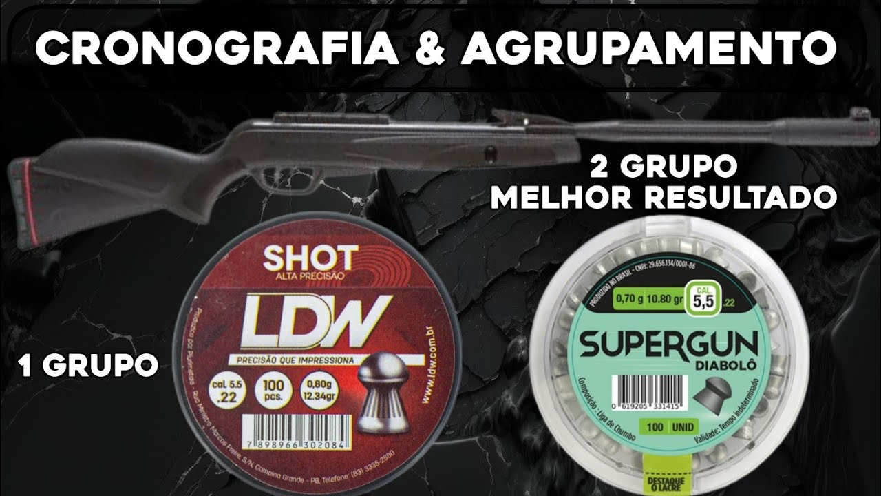 Gamo Black Fusion 5.5 - Chumbo Supergun Diabolo & LDW Shot