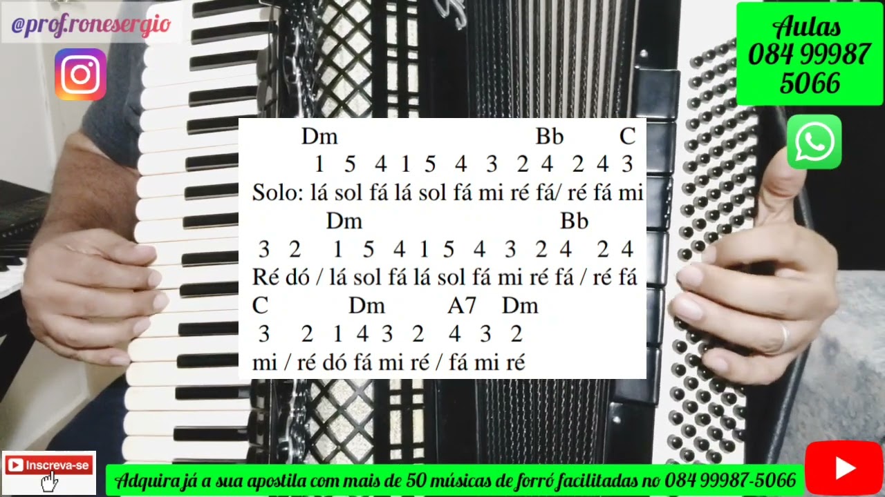Como Tocar na Sanfona a Música 