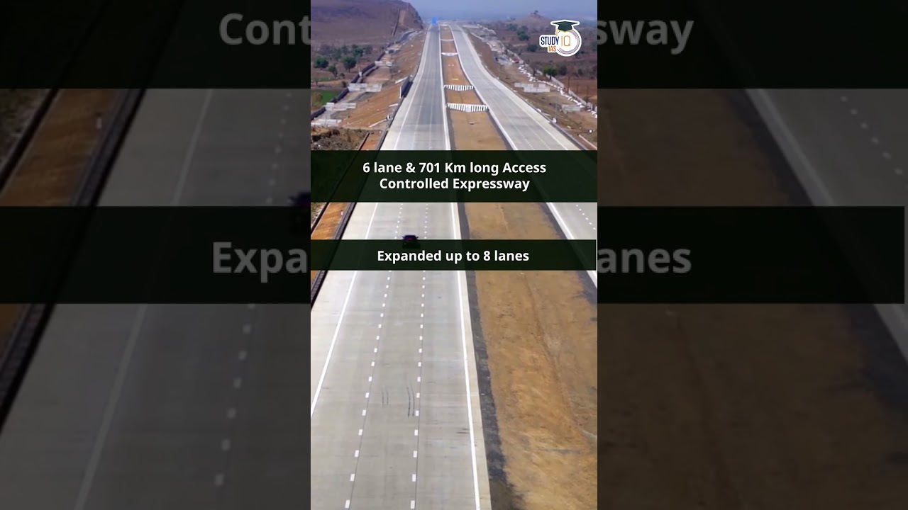 Samruddhi Mahamarg 🛣️😳 | Mumbai Nagpur Expressway #Shorts #samruddhimahamarg #mumbainagpur #upsc