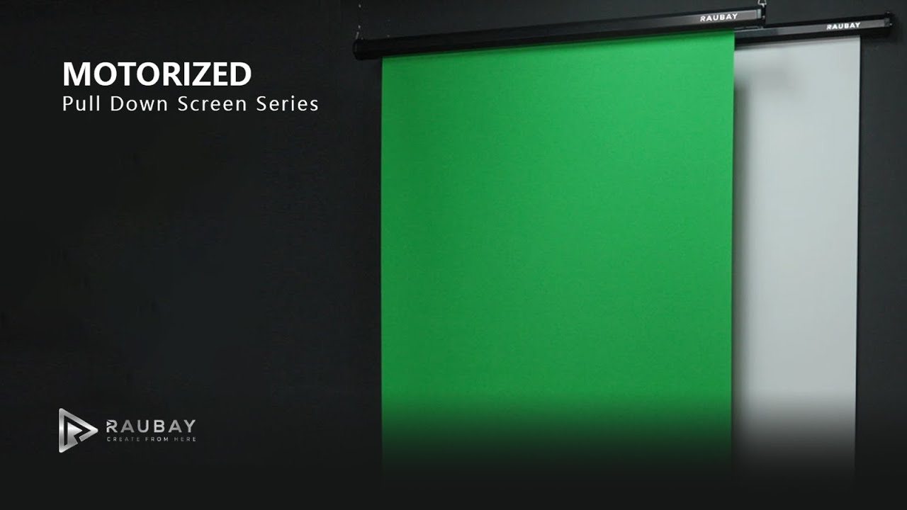 New Release: RAUBAY Motorized Pull Down Screen Series