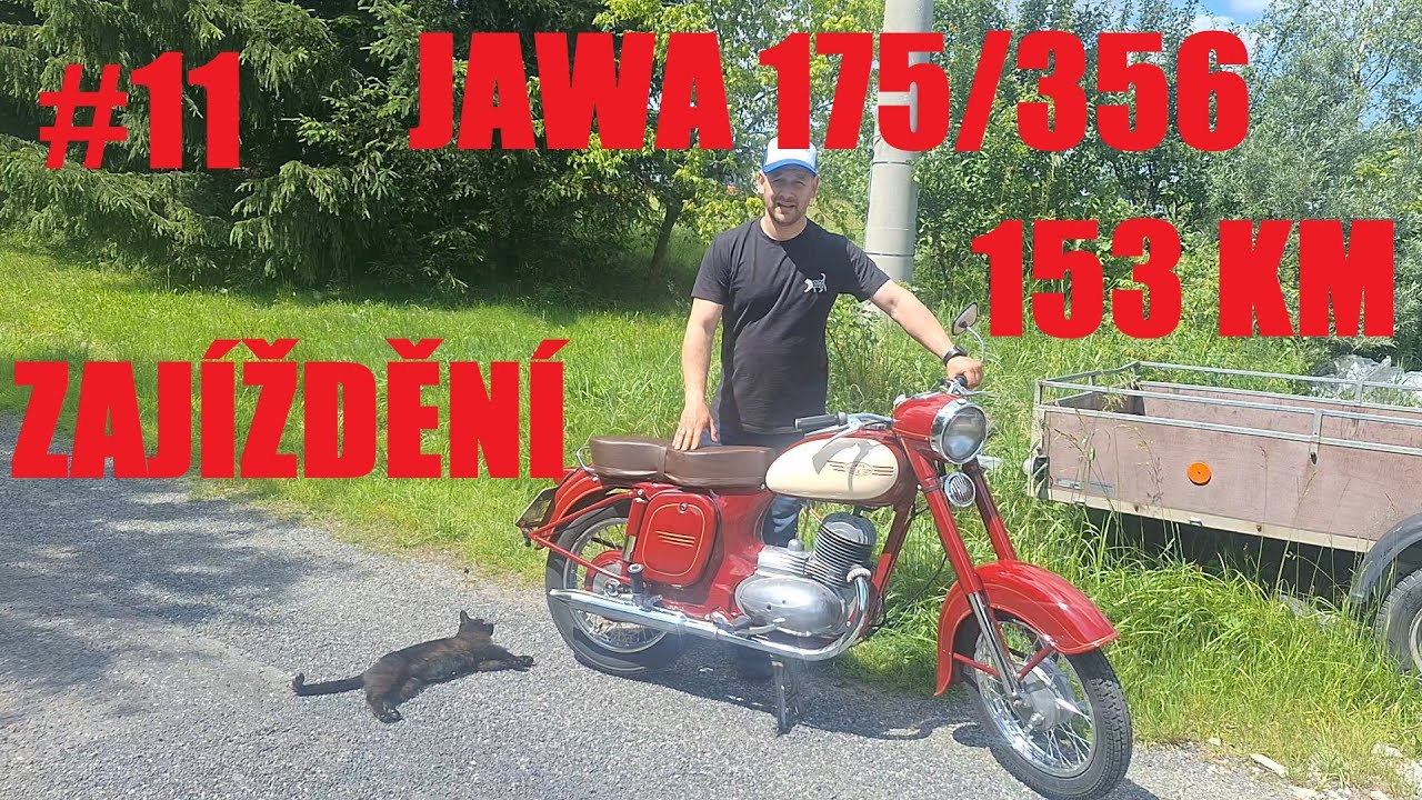 #11 Jawa 175/356 zajíždění