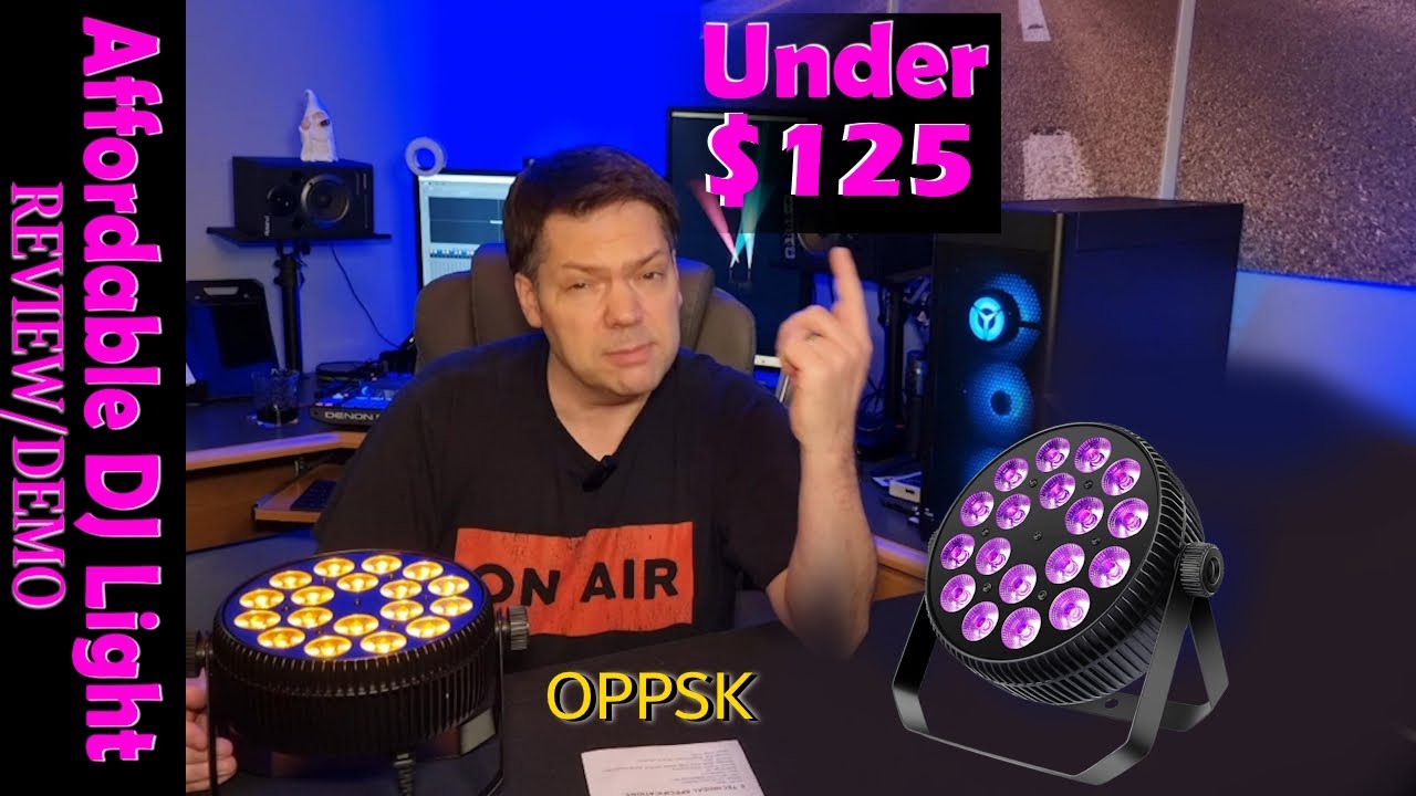 Обзор светодиодного прожектора OPPSK 18x10. Освещение для диджеев, сцен, церквей, вечеринок. RGBA...