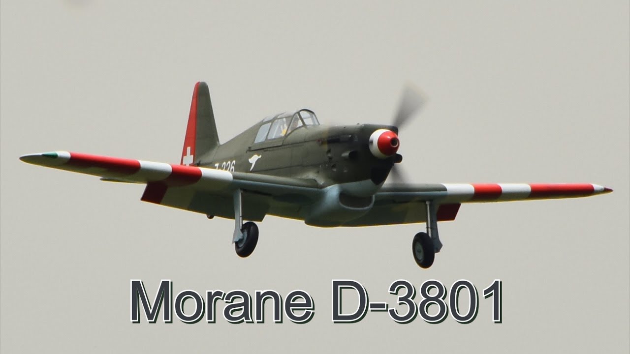 R/C MORANE-SAULNIER D-3801 scale 1/3.5 Hugo Christen